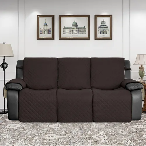 Miniatura 2 de Easy-Going Funda impermeable para sillón reclinable de gran tamaño con bolsillo, 1 funda de sofá reversible para sillón reclinable, protector