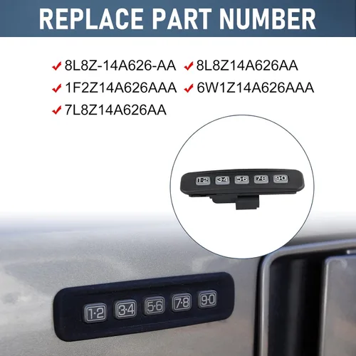 Miniatura 3 de DICMIC Teclado de entrada sin llave para puerta compatible con Ford F250 F350 F450 F550 Super Duty 2004-2010 Ford Escape 2005-2012 Mercury Mariner