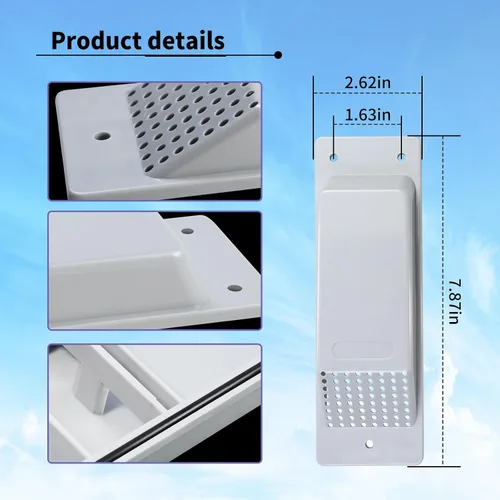 Miniatura 6 de Ventilación de aire para contenedores de envío, ventilación de flujo cruzado, reduce el calor y la humedad para contenedores de envío de carga