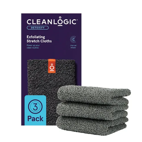 Miniatura 8 de Cleanlogic Paño Exfoliante Corporal, Toallitas Exfoliantes Elásticas para Baño y Ducha para una Piel Suave y Más Suave, Herramienta Reutilizable