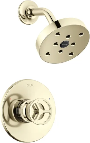 Miniatura 11 de DELTA FAUCET Trinsic - Grifo de ducha de un solo mango con cabezal de ducha H2Okinetic, juego de grifo de ducha negro, kit de molduras de ducha
