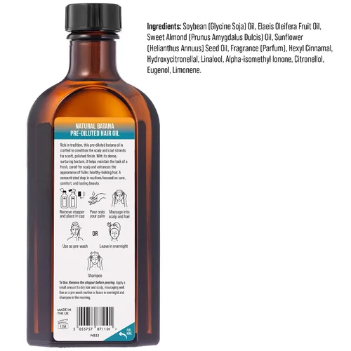 Miniatura 10 de Nature Spell Aceite de batana para el crecimiento del cabello, aceite de cuero cabelludo prediluido, fortalece y repara hebras dañadas, nutre e