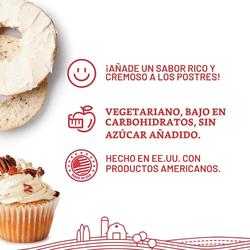 Miniatura 2 de Queso Crema en polvo, 1 Lb. Hoosier Hill Farm