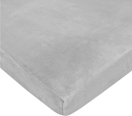 Miniatura 20 de TL Care Heavenly Soft - Sábana bajera ajustable de felpilla para cuna de 24 x 38 pulgadas, cálida y acogedora, color azul, para niños y niñas, se