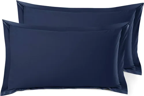 Miniatura 101 de Nestl Juego de 2 fundas tipo sham de almohada suaves - Fundas de almohada de microfibra de doble cepillado - Fundas de almohada de cama premium