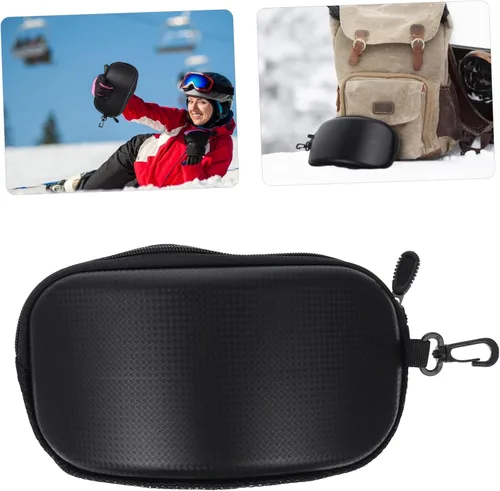 Miniatura 8 de IMIKEYA 2 unids estuche de gafas de esquí caso gafas de esquí caja de gafas de viaje gafas de deporte gafas organizador de gafas de seguridad caso