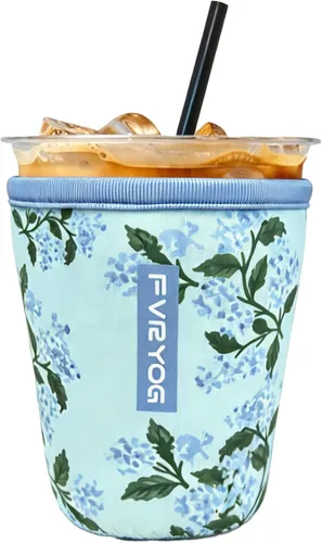 Miniatura 69 de Fundas de neopreno reutilizables aisladas para café helado, fundas para tazas de café helado, fundas para bebidas heladas y calientes