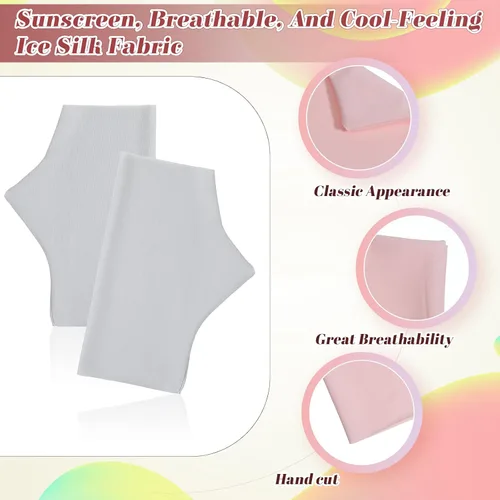 Miniatura 3 de 4 Pairs UV Gloves for Gel Nail Lamp, Sun Protection UV Gloves for Women for Gel Manicures Summer Outdoor