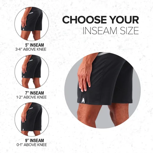 Miniatura 5 de Anthem Athletics Hyperflex - Pantalones cortos de 7 pulgadas para hombre, para cross-training, entrenamiento y gimnasio