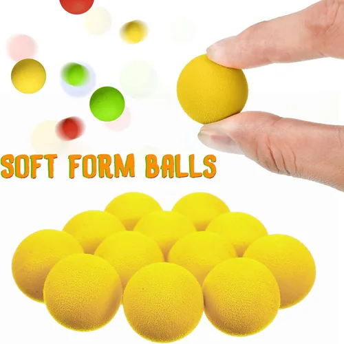 Miniatura 5 de Sumind 48 Piezas Bolas de Espuma a Granel Bolas de Repuesto Redondas Balas de Espuma Suave Paquete de Repuesto de Reemplazo para Pistolas Blasters