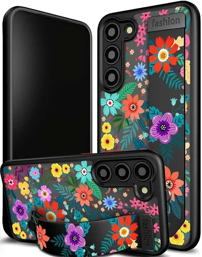 Miniatura 39 de Compatible para Samsung Galaxy S23 Funda Bonita con Correa Soporte Dedo Kickstand, Fundas de Silicona Geniales de Diseñador Funda Cover - Mariposa