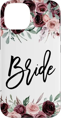 Miniatura 4 de Funda floral para iPhone 13 Bride for Future Mrs Wedding Bridal Shower
