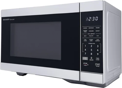 Miniatura 13 de SHARP Horno de microondas de encimera compatible con Alexa certificado por Orville Redenbacher's con plato giratorio Carousel extraíble de 12.4