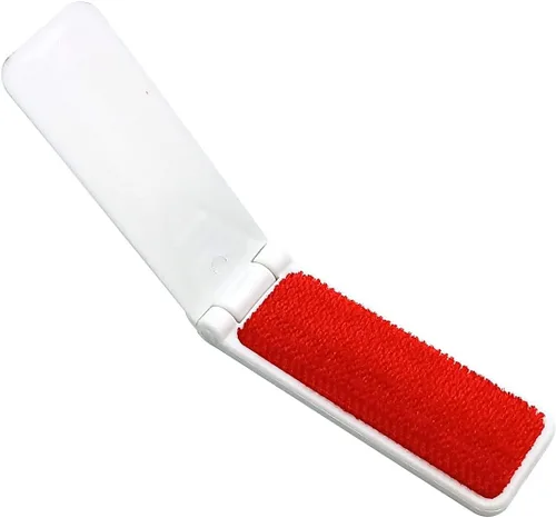 Miniatura 7 de GARASANI Paquete de 3 cepillos de plástico portátiles y plegables para ropa, removedor de pelo de mascotas, manual para sofá, cama, limpieza