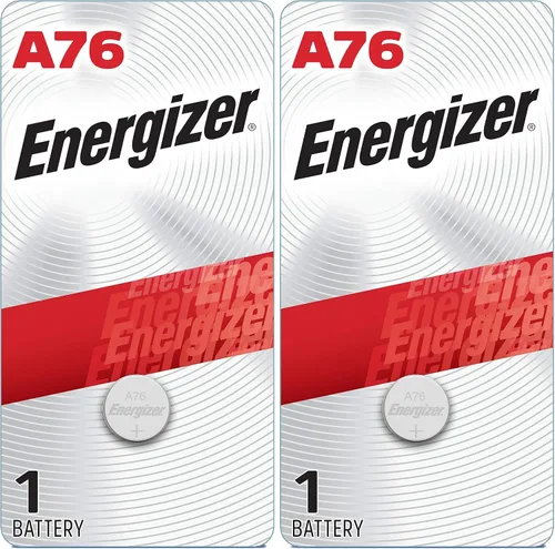 Energizer A76/LR44 Baterías (1 Paquete), Pilas de Botón Alcalinas Miniatura de 1.5V