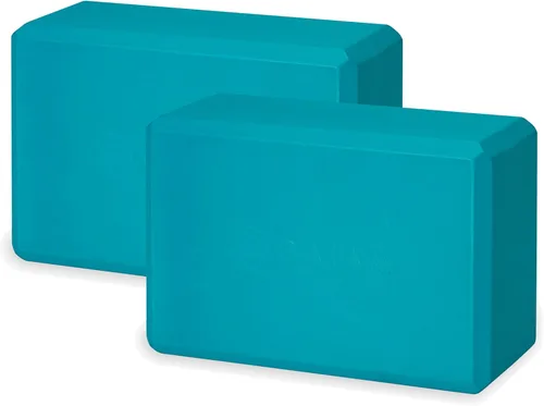 Miniatura 29 de Gaiam Yoga Block - Supportive Latex-Free Eva Foam - Soft Non-Slip Surface with Beveled Edges for Yoga, Pilates, Meditation Menta cool