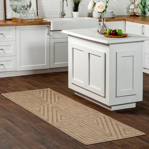Miniatura 35 de nuLOOM Kasie Natural - Alfombra de 5 x 8 pies, lavable a máquina, antideslizante, para sala de estar, dormitorio, habitación de los niños, 2-Natural