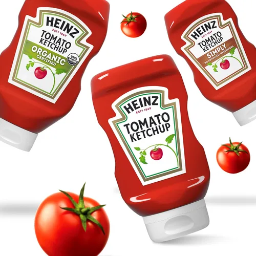 Miniatura 10 de Heinz Kétchup de tomate (botella de 14 oz/396.89 g)