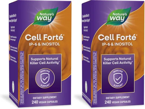 Miniatura 7 de Nature's Way Cell Forté IP-6 & Inositol Suplemento de apoyo inmunológico con calcio, fósforo y magnesio*, sin gluten, vegano, 120 cápsulas