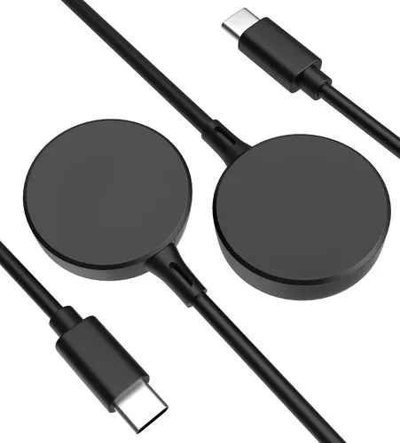 Miniatura 11 de Cargador USB C/A 2 en 1 compatible con Samsung Galaxy Watch 8/8 Classic /7/6/6 Classic/5 Pro/5/4/3/FE/Ultra 2025/2024/Active 1/2 Cable magnético