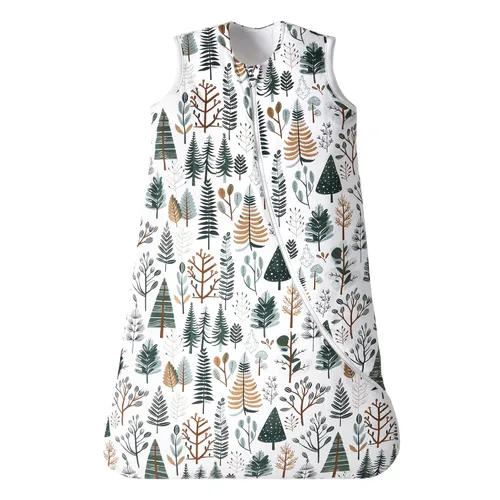 Miniatura 9 de TILLYOU Saco de Dormir para Bebé 18-24 Meses, 1.0 Tog Saco de Dormir con Doble Cremallera Portátil, Verde