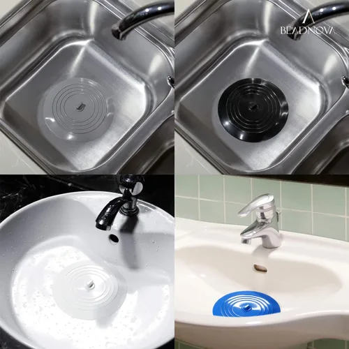 Miniatura 5 de BEADNOVA Tapón de drenaje de bañera y ducha, tapón de enchufe de bañera y ducha (6 pulgadas, paquete de 2, azul)