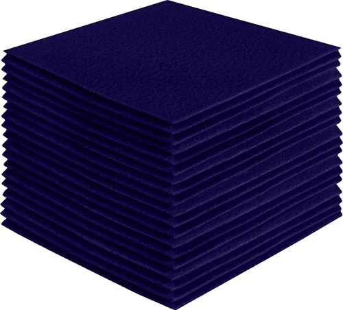Miniatura 125 de FabricLA Hojas de fieltro acrílico para manualidades, cuadrados de fieltro precortados suaves de 4 x 4 pulgadas (3.9 in x 3.9 in), utiliza hojas