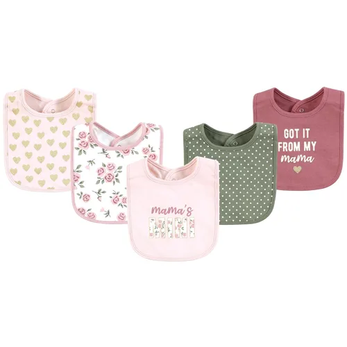 Miniatura 35 de Hudson - Babero unisex de algodón para bebé, baberos de algodón, talla única , Cactus rosa
