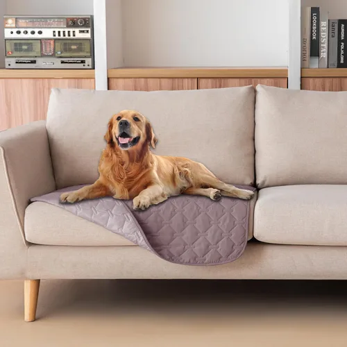 Miniatura 83 de gogobunny Manta 100% Impermeable de Doble Cara para Perros, Cubierta Suave para Cama de Mascotas, Reversible, Protege Muebles, Sillón, Sofá, Coche