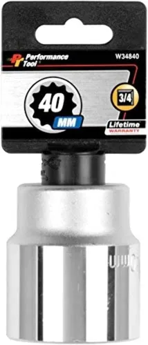 Miniatura 24 de Performance Tool W34855 - Llave de vaso estándar de 12 cantos de 3/4" 55mm