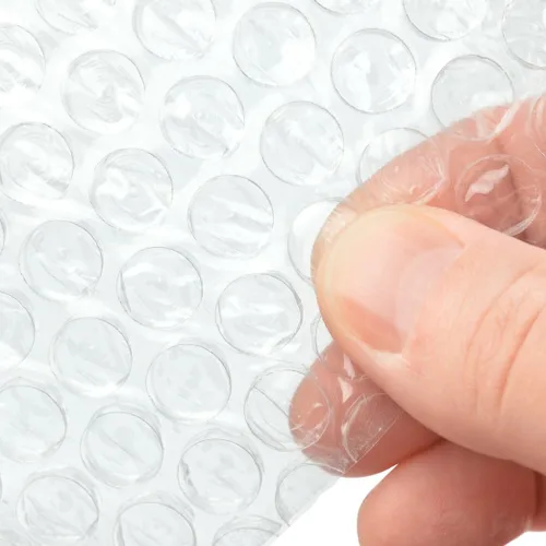Miniatura 3 de Mighty Gadget - Paquete de 2 rollos de envoltura de amortiguación de burbujas, 12 x 72 pies en total, transparentes y transparentes, perforados