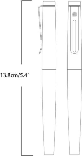 Miniatura 2 de Plumas estilográficas de metal para escribir punta fina de 0.020 in de alta gama, bolígrafo de caligrafía, impresionantes bolígrafos de lujo