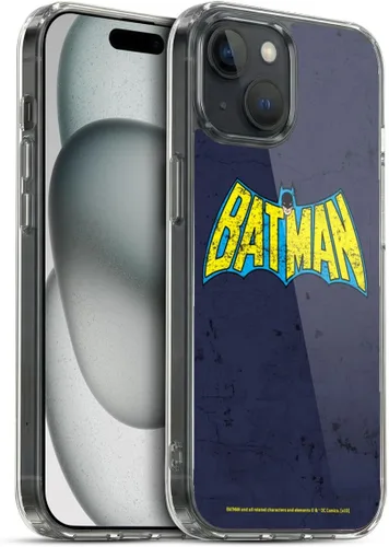 Miniatura 40 de Head Case Designs Funda de gel con licencia oficial de Batman DC Comics Bat Signal Logos [protección de grado militar] compatible con Apple iPhone 7