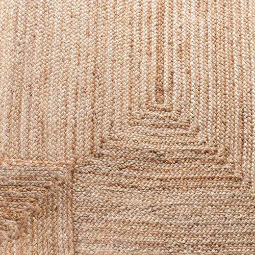Miniatura 7 de SAFAVIEH Alfombra 5x8 - Colección Cape Cod - Marrón Natural, Jute Trenzado Hecho a Mano de Trama Plana (CAP252A)