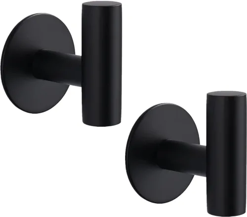 Bntuk Ganchos adhesivos resistentes para pared, de acero inoxidable, impermeables, para colgar en la pared, ganchos para colgar toallas de baño,