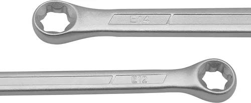 Miniatura 3 de Juego de llaves de caja TRX-Star E-Torx de 4 piezas, E6 E8 E10 E12 E14 E18 E20 E24 Torx Juego de llaves Torx, juego de llaves de doble extremo