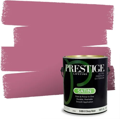 Miniatura 19 de Prestige Paints - Pintura exterior e imprimación en uno, 1 galón, plano, E500-P-A011GP