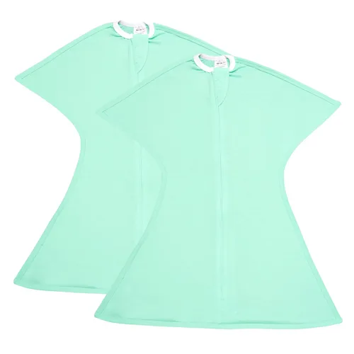 Miniatura 12 de SleepingBaby Zipadee-Zip - Paquete de 2 pañales de transición con diseño de estrella de mar para relajarse y dormir mejor, ideal para bebés Gris
