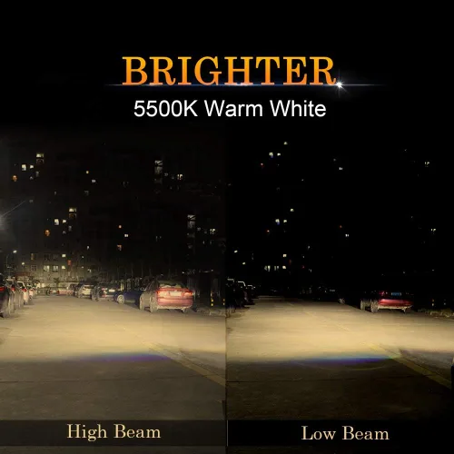 Miniatura 5 de DZG - Bombillas halógenas para faros delanteros H8 35W PGJ19-1 5500K, color blanco cálido, para haz alto y bajo, bombillas para niebla, paquete de 2