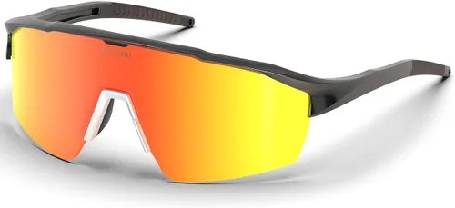BEACOOL Gafas de sol polarizadas deportivas de ciclismo para hombres y mujeres, UV400, gafas de sol de béisbol, TR90, marco para pesca, correr,