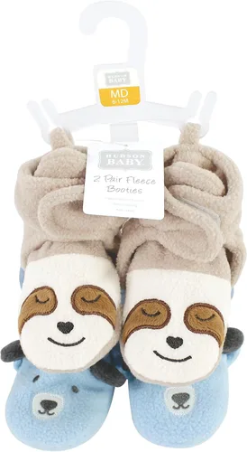 Miniatura 68 de Hudson Baby - Conjunto de accesorios de invierno, botines de forro de vellón unisex para niños