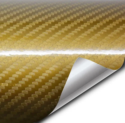 Miniatura 13 de VViViD Envoltura de vinilo epoxi de fibra de carbono de alto brillo para automóviles (10 x 5 pies, plateado)