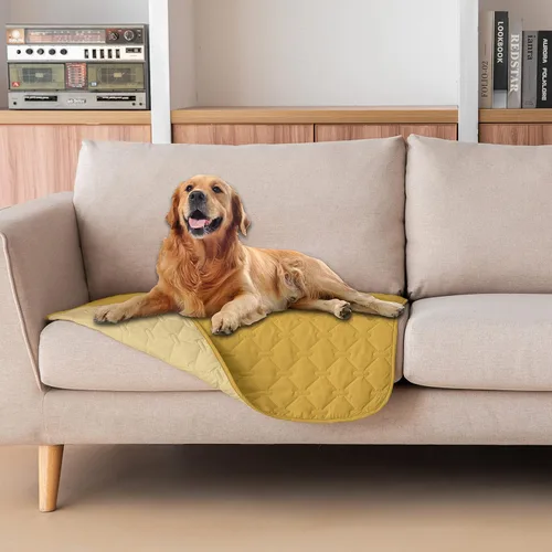 Miniatura 122 de gogobunny Manta 100% Impermeable de Doble Cara para Perros, Cubierta Suave para Cama de Mascotas, Reversible, Protege Muebles, Sillón, Sofá, Coche