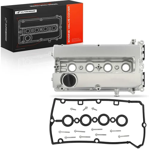 A-Premium Kit de cubierta de válvula de motor compatible con Chevy Cruze, Sonic, Trax, Aveo, Aveo5, L4 1.6L 1.8L (tipo de aluminio mejorado)
