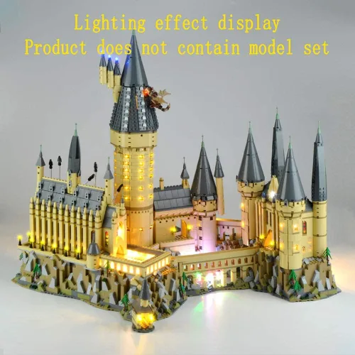 Miniatura 4 de Kit de luz LED Geament compatible con Lego Castillo de Hogwarts - Juego de iluminación para el modelo de construcción 71043