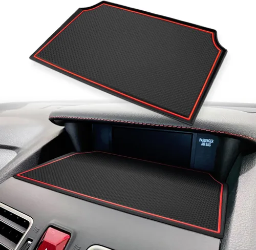 Miniatura 10 de Auovo Tapetes de Tablero Compatibles con Accesorios para Subaru Crosstrek 2012-2017 Forester 2014-2018 XV Impreza 2012-2016 Funda de Silicona