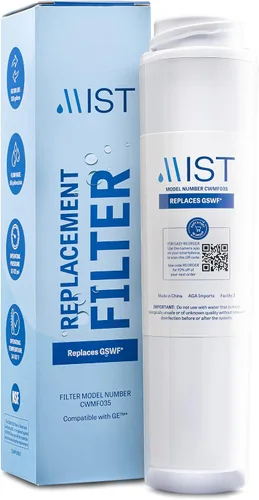 Mist Filtro de agua GSWF de repuesto compatible con modelos GE: GSWFDS, 100749-C, 100810/A, 238C2334P001, Kenmore 46-9914, 1 paquete - Mist