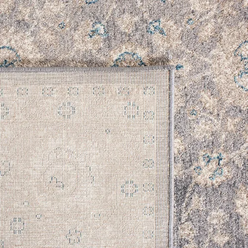 Miniatura 8 de Safavieh Sofia Collection SOF330B, tapete clásico color gris claro y beige, Polipropileno