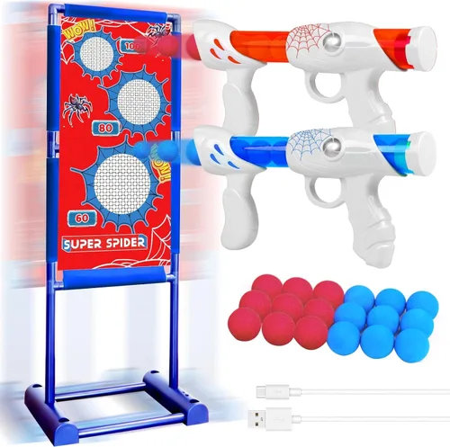 Miniatura 10 de Pistola de juguete para niños de 5, 6, 7, 8, 9, 10, 11, 12 años, el mejor regalo de cumpleaños para niños con objetivo de disparo en movimiento, 2