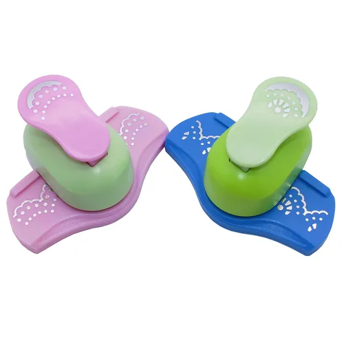Miniatura 3 de 2 piezas de perforación para manualidades, herramienta grande, perforador de papel, perforador de mano, perforador de borde elegante, agujero